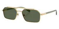 Vogue Eyewear Sunglasses VO4356S in Gold / Dark Green 280/71 (280/), front three-quarter view