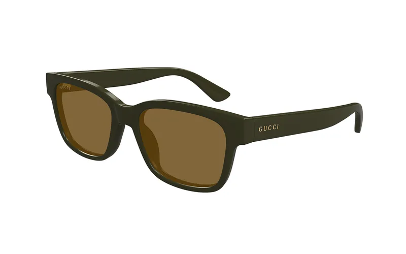 Gucci Sunglasses GG1716S in Dark Green (004), front three-quarter view