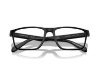 Emporio Armani Frame EA3233 in Matte Black (5001), folded view