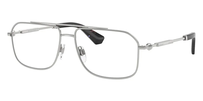 Burberry Frame BE1391 in Silver (1005), front three-quarter view