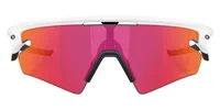 Oakley Sunglasses OO9499 in Matte White / Prizm Field (02), front three-quarter view