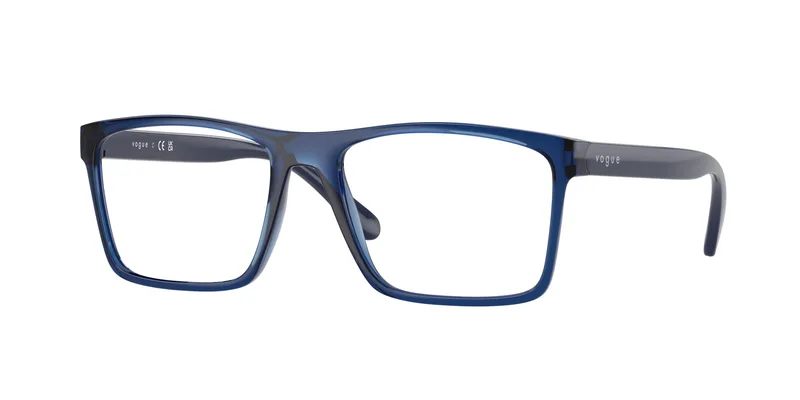 Vogue Eyewear Frame VO5645I in Transparent Blue (2760), front three-quarter view