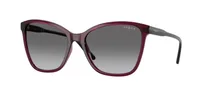 Vogue Eyewear Sunglasses VO5520S in Transparent Cherry (2989), front three-quarter view