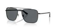 Ray-Ban RB3773I Sunglasses in Black / Polarized Dark Grey (002/81), front three-quarter view