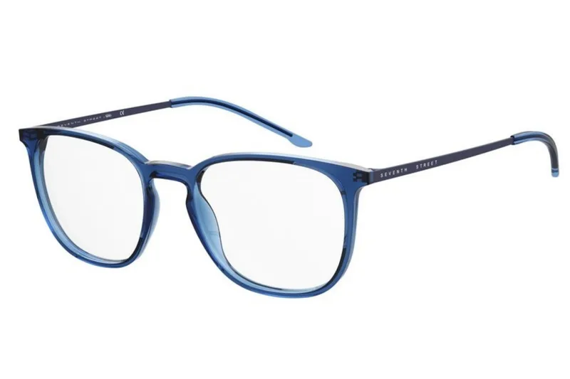 Seventh Street Frame 7A 059 in Blue (ZX9), front three-quarter view