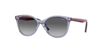 Vogue Eyewear Sunglasses VJ2013 in Transparent Violet (2837), front three-quarter view
