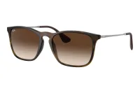 Ray-Ban Sunglasses RB4187 in Havana (856/13), front three-quarter view
