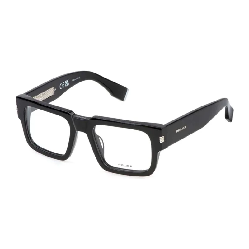Police Frame VPLP18K in Black (0700), front three-quarter view