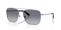 Ray-Ban RB3773I Sunglasses in Gunmetal / Blue Gradient (004/4L), front three-quarter view