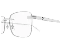Mont Blanc Frame MB0279O in Shiny Silver (001), detail view