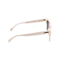 Police SPLM01K sunglasses in ivory (847), side view of the temple