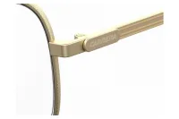 Carrera 1112 matte gold (AOZ) hinge and temple detail with engraved Carrera logo